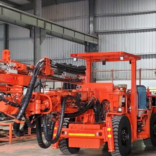 Single boom mining Drill jumbo